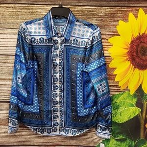 Zac & Rachel Women's long sleeve blouse 👚 size sm